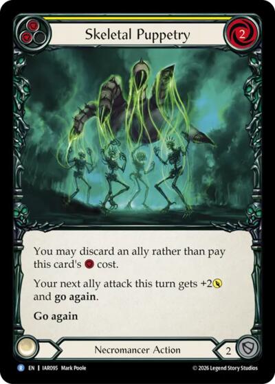 Skeletal Puppetry (Yellow) - Usurp the Shadow Throne FAB spoiler