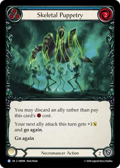 Skeletal Puppetry (Blue) - Usurp the Shadow Throne FAB spoiler