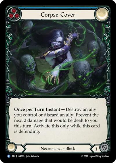 Corpse Cover (Blue) - Usurp the Shadow Throne FAB spoiler