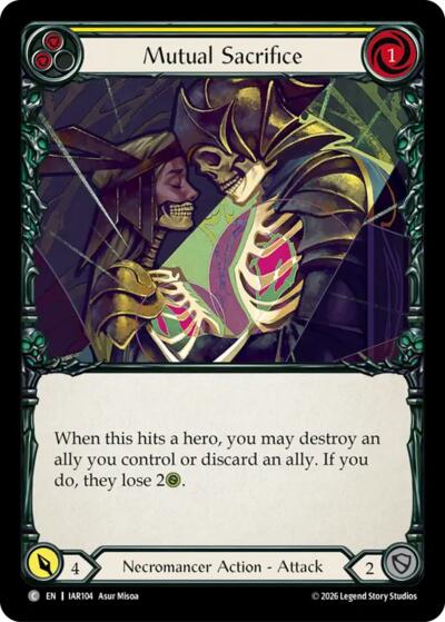 Mutual Sacrifice (Yellow) - Usurp the Shadow Throne FAB spoiler