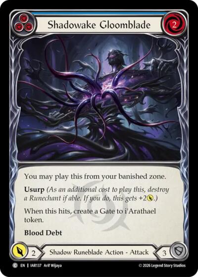 Shadowake Gloomblade (Blue)