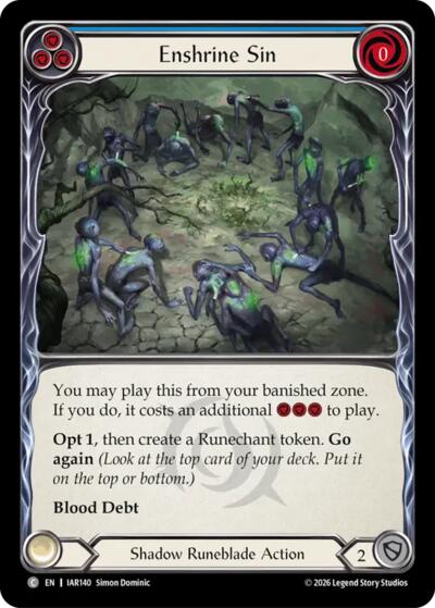 Enshrine Sin (Blue)