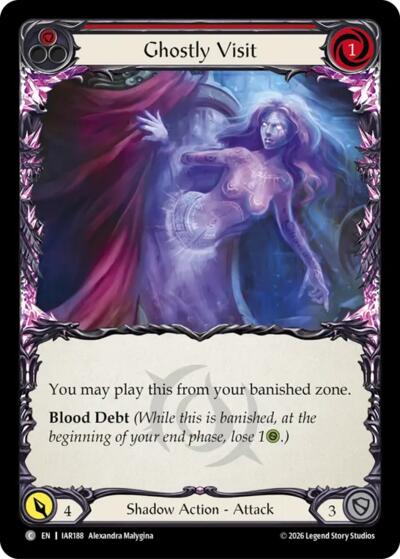 Ghostly Visit (Red) - Usurp the Shadow Throne FAB spoiler