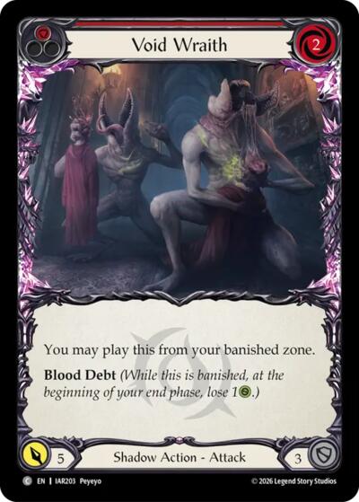 Void Wraith (Red) - Usurp the Shadow Throne FAB spoiler