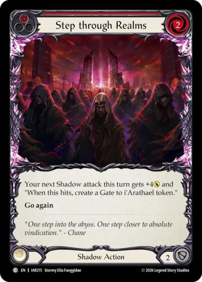 Step through Realms (Red) - Usurp the Shadow Throne FAB spoiler