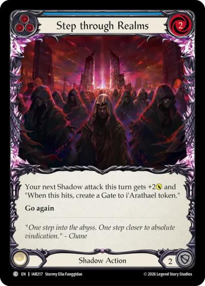 Step through Realms (Blue) - Usurp the Shadow Throne FAB spoiler
