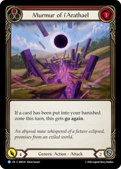 Murmur of i'Arathael - Usurp the Shadow Throne FAB spoiler