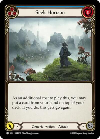 Seek Horizon (Blue) - Usurp the Shadow Throne FAB spoiler
